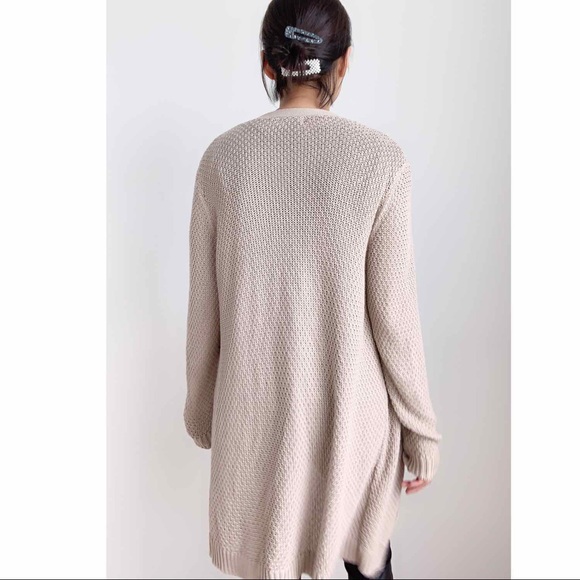 Halogen Knitted Long Open Cardigan - Picture 4 of 8